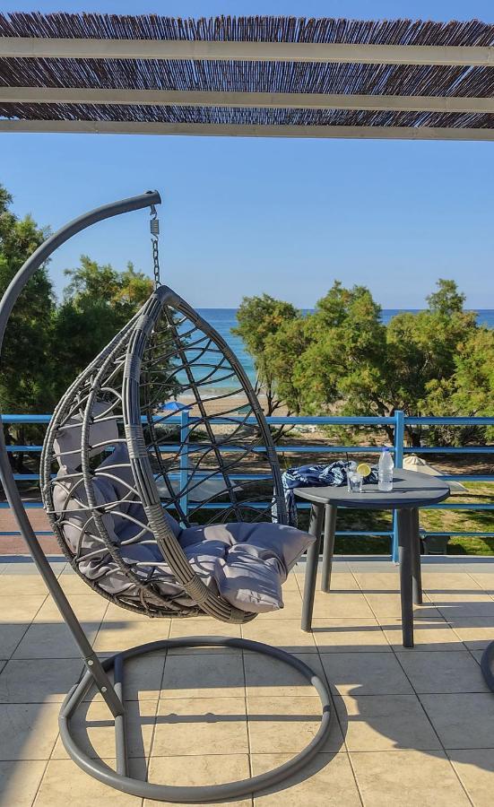 Pelekanos Beachfront Apartment Episkopi-Chania Exterior foto